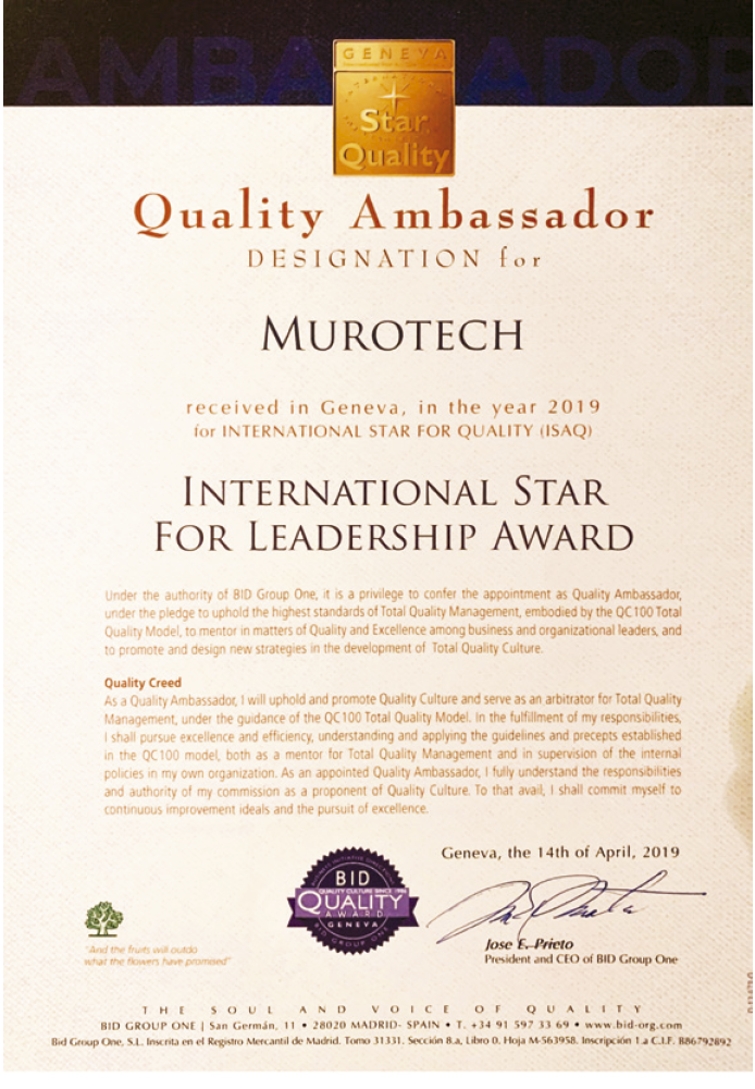 International Star for Leadership Award